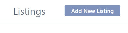 add new listing button