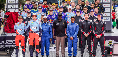 Safari Rally Kenya 2025 - WRC Family Photo with President Ruto
